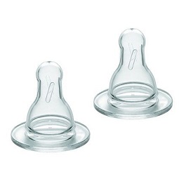 TETTARELLA SLOW FLUSSO LENTO IN SILICONE 2 PEZZI - Farmadillo