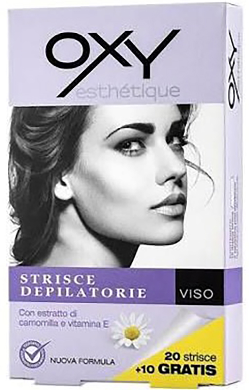 OXY STRISCE DEPILATORIE VISO 20 PEZZI - Farmadillo