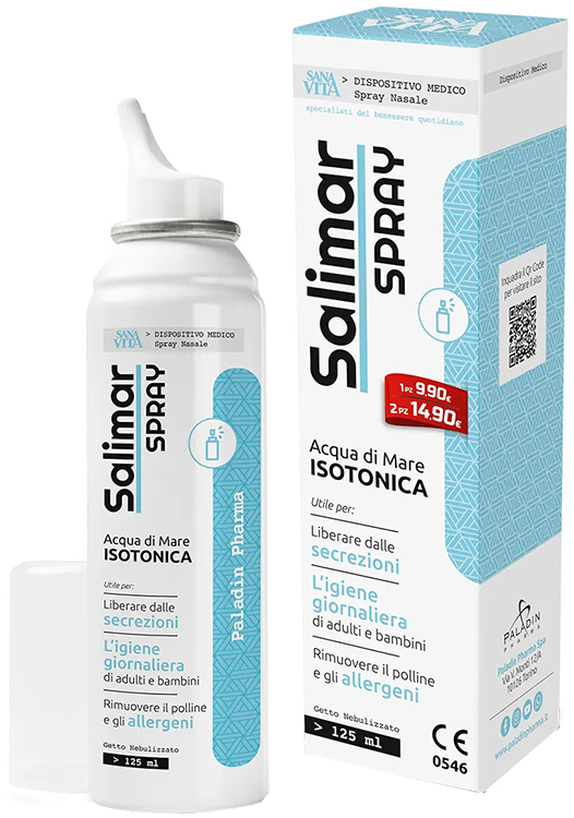 SANAVITA SALIMAR SPRAY NASALE NEW 125 ML - Farmadillo
