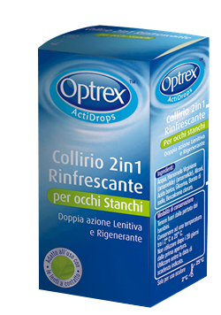 GOCCE OCULARI OPTREX ACTIDROPS 2IN1 RINFRESCANTE OCCHI STANCHI 1 PEZZO - Farmadillo