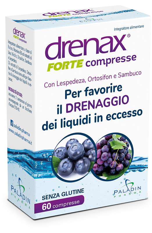 DRENAX FORTE MIRTILLO 60 COMPRESSE - Farmadillo