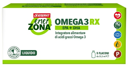 ENERZONA OMEGA 3 RX 5 FLACONI - Farmadillo