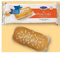 BONONIA PLUMCAKE CON GRANELLA DI ZUCCHERO SENZA GLUTINE 6 X 37 G - Farmadillo