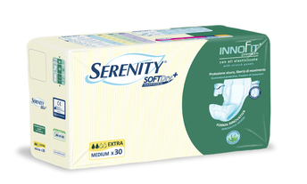 PANNOLONE PER INCONTINENZA SERENITY INNOFIT PREMIUM SOFTDRY+ EXTRA L 30 PEZZI - Farmadillo