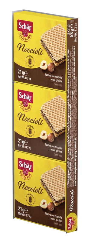 SCHAR NOCCIOLI' WAFERS CON NOCCIOLE 3 PEZZI DA 21 G - Farmadillo