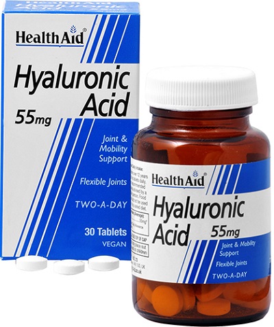 ACIDO IALURONICO HYALURONIC ACID 55MG 30 COMPRESSE - Farmadillo