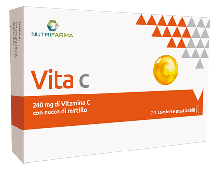 VITA C 20 TAVOLETTE MASTICABILI - Farmadillo