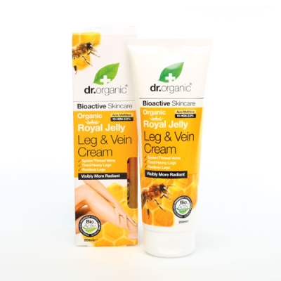 DR ORGANIC ROYAL JELLY PAPPA REALE LEG VEIN CREAM CREMA GAMBE 200 ML - Farmadillo