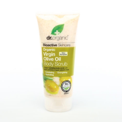 DR ORGANIC VIRGIN OLIVE OIL OLIO DI OLIVA BODY SCRUB CORPO 200 ML - Farmadillo