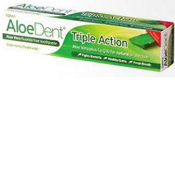 ALOEDENT DENTIFRICIO TRIPLA AZIONE CON ALOE VERA E COENZIMA Q10 100 ML - Farmadillo