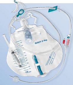 CATETERE IN SILICONE SCANALATO PROFILCATH PRECONNESSO CH16 LUNGHEZZA 40CM + SACCA DI DRENAGGIO DA 2000ML GRADUATA CON TUBO DI SCARICO ELASTICO E CHIUSURA A MORSETTO - Farmadillo