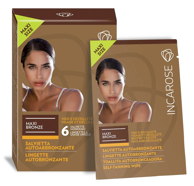 INCAROSE MAXI BRONZE 6 SALVIETTE VEG* - Farmadillo