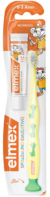 ELMEX SPAZZOLINO BIMBI EDUCATIVO NEW 0-3 ANNI - Farmadillo