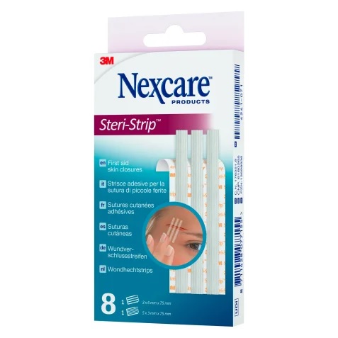 CEROTTO PER SUTURA NEXCARE STERISTRIP 6X75 MM + 3X75 MM - Farmadillo