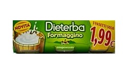 DIETERBA OMOGENEIZZATO FORMAGGINO 3 PEZZI 80 G - Farmadillo