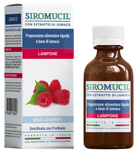 SIROMUCIL PREPARATO ALIMENTARE CON ESTRATTO DI LUMACA AL LAMPONE 150 ML - Farmadillo