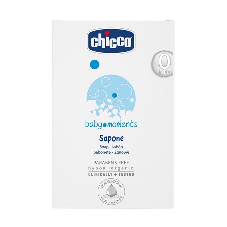 CHICCO COSMETICI BABY MOMENTS SAPONETTA 100 G - Farmadillo