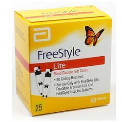 STRISCE MISURAZIONE GLICEMIA FREESTYLE LITE 25 PEZZI - Farmadillo