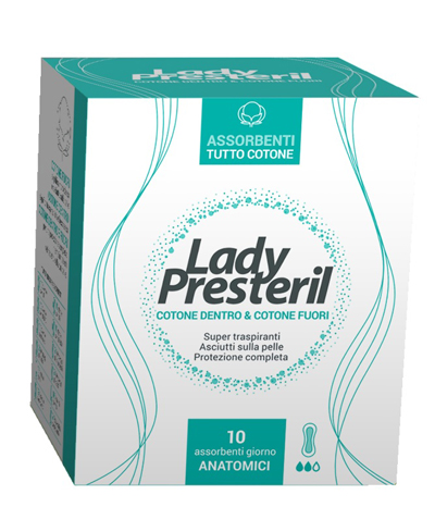 LADY PRESTERIL ANATOMICO POCKET 10 PEZZI - Farmadillo