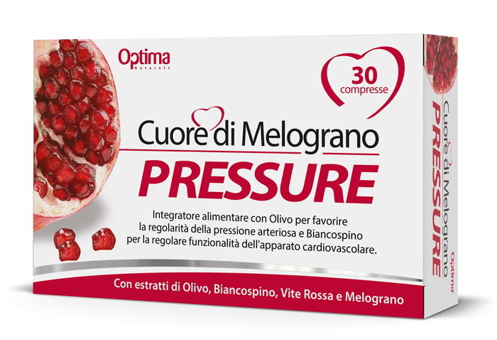 CUORE DI MELOGRANO PRESSURE 30 COMPRESSE 1 G - Farmadillo
