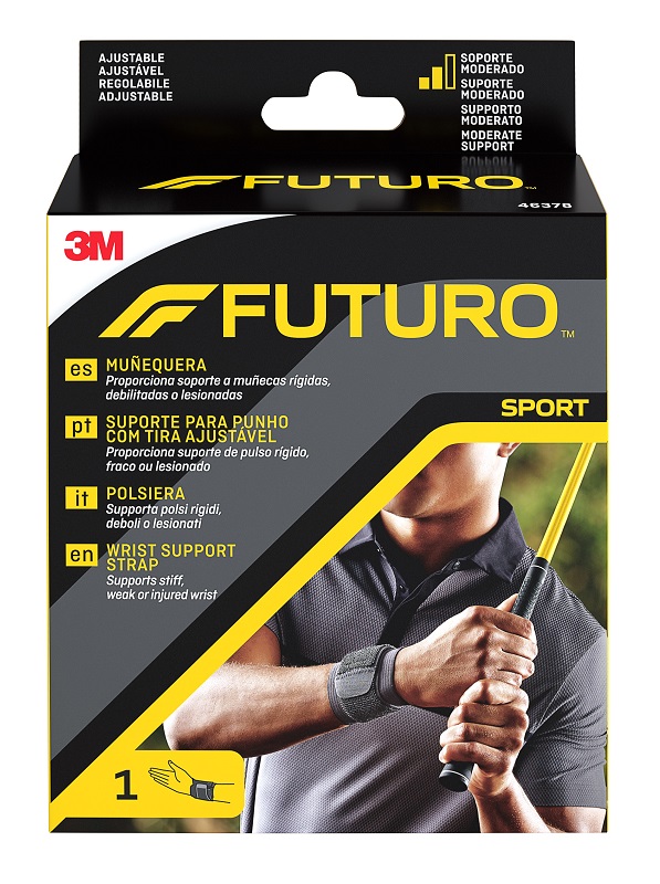 POLSINO ELASTICO UNIVERSALE FUTURO SPORT NERO - Farmadillo