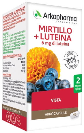 ARKO CAPSULE MIRTILLO+LUTEINA 45 CAPSULE - Farmadillo