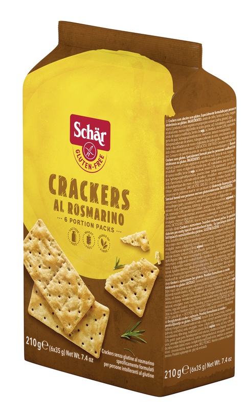 SCHAR CRACKERS AL ROSMARINO 6 CONFEZIONI DA 35 G - Farmadillo