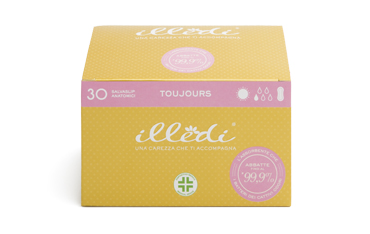 ILLEDI TOUJOURS SALVASLIP ANATOMICI COTONE ORGANIC 30 PEZZI - Farmadillo