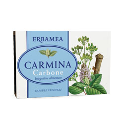 CARMINA CARBONE 24 CAPSULE VEGETALI 12 G - Farmadillo