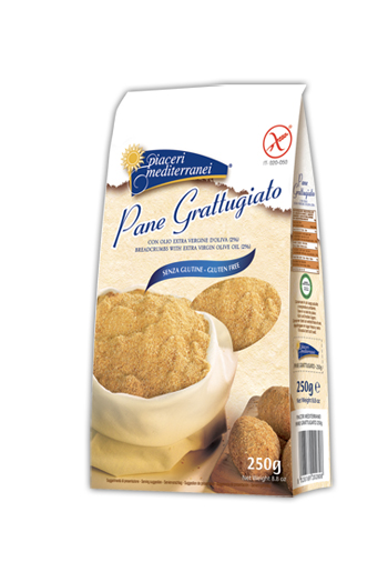 PIACERI MEDITERRANEI PANE GRATTUGGIATO SENZA GLUTINE 250 G - Farmadillo