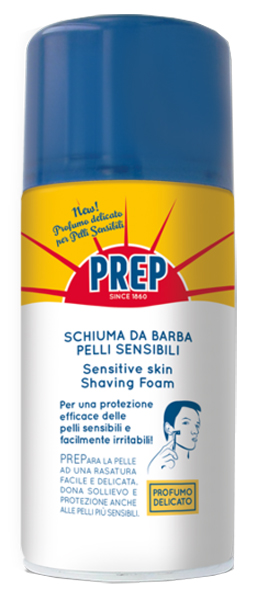 PREP SCHIUMA BARBA PELLE SENSIBILE 300 ML - Farmadillo