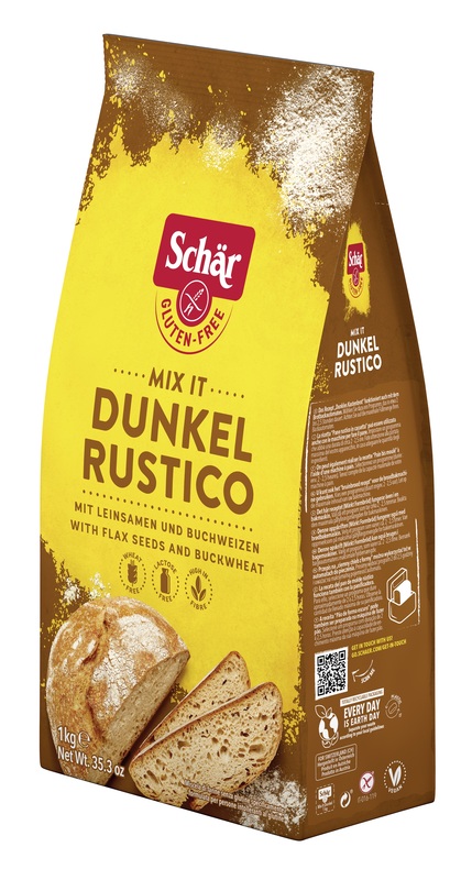 SCHAR MIX IT DUNKEL RUSTICO SENZA GLUTINE SENZA LATTOSIO 1 KG - Farmadillo