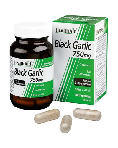 BLACK GARLIC 750MG 30 CAPSULE - Farmadillo