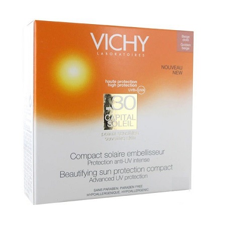 VICHY CAPITAL SOLEIL COMPACT CLAIRE 30 10 G - Farmadillo