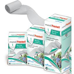 BENDA DI GARZA MEDIPRESTERIL 12/8 FU M5X5CM 12/8 FILI - Farmadillo