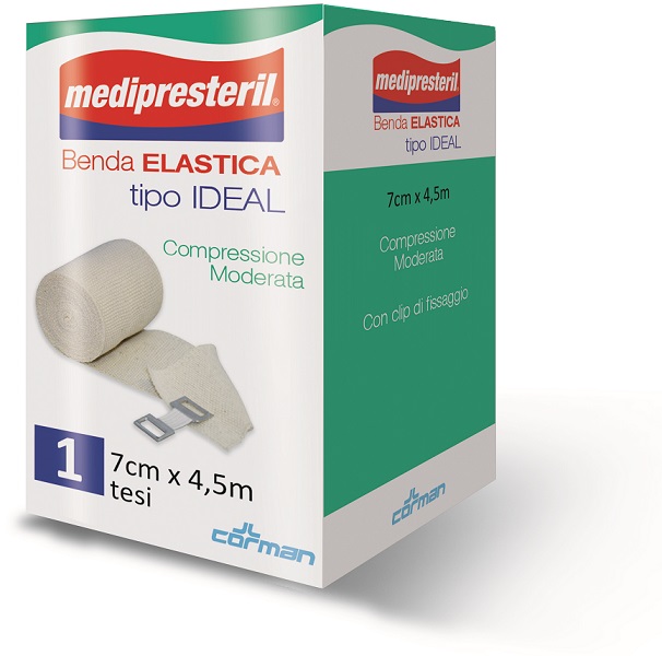 BENDA ELASTICA MEDIPRESTERIL IDEAL CM7X45MT - Farmadillo