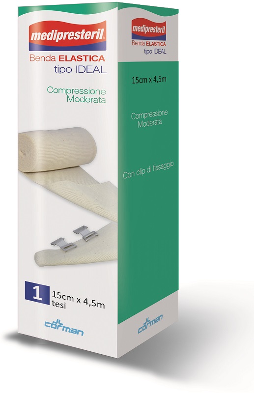 BENDA ELASTICA MEDIPRESTERIL IDEAL CM15X45MT - Farmadillo