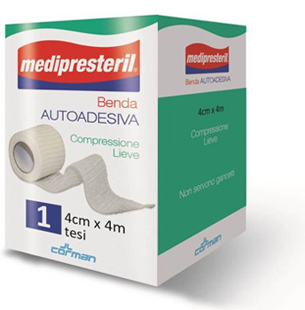 BENDA ADESIVA MEDIPRESTERIL 4X400CM - Farmadillo