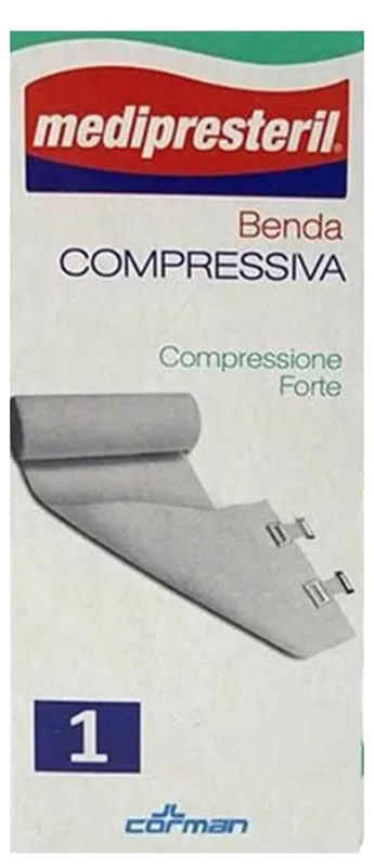 BENDA MEDIPRESTERIL COMPRESSIONE FORTE M4,5X10CM TESI - Farmadillo