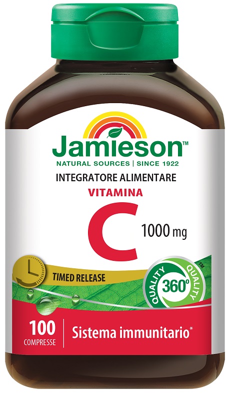 JAMIESON VITAMINA C 1000 TIMED RELEASE 100 COMPRESSE BARATTOG - Farmadillo
