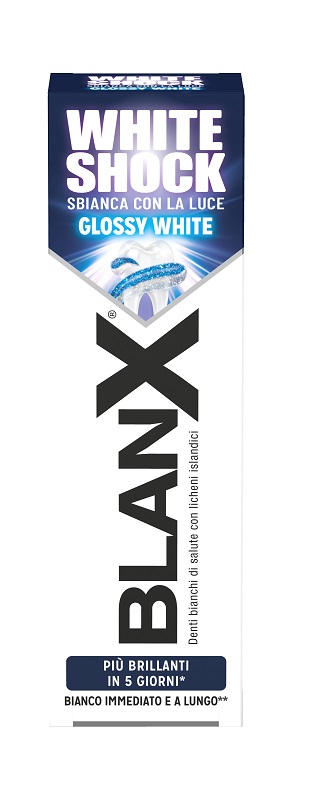 BLANX WHITE SHOCK SBIANCANTE DENTI 75 ML - Farmadillo