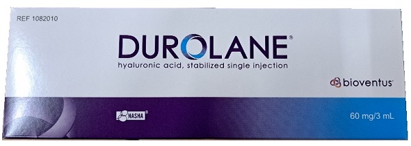 SIRINGA INTRA-ARTICOLARE DUROLANE ACIDO IALURONICO GEL 60 MG 3 ML - Farmadillo