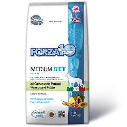 FORZA 10 MEDIUM DIET CON CERVO E PATATE PER CANI DI MEDIA TAGLIA 12 KG - Farmadillo