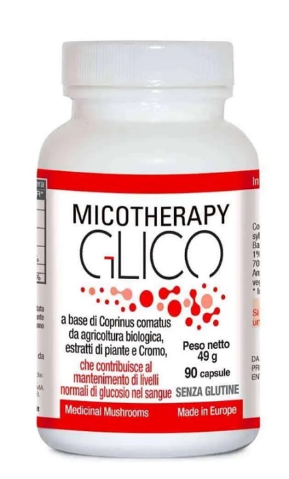 MICOTHERAPY GLICO 90 CAPSULE VEGETALI - Farmadillo
