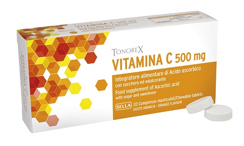TONOREX VITAMINA C 500 MG 20 COMPRESSE - Farmadillo