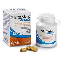MANGIME COMPLEMENTARE PER CANI GLUTAMAX FORTE BARATTOLO 40 COMPRESSE - Farmadillo