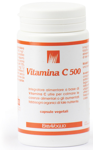 VITAMINA C500 100 CAPSULE PILLOLIERA 67 G - Farmadillo