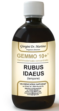 GEMMO 10+ GEMMODERIVATO CONCENTRATO LIQUIDO ANALCOLICO RUBUS IDEAUS LAMPONE 500 ML - Farmadillo