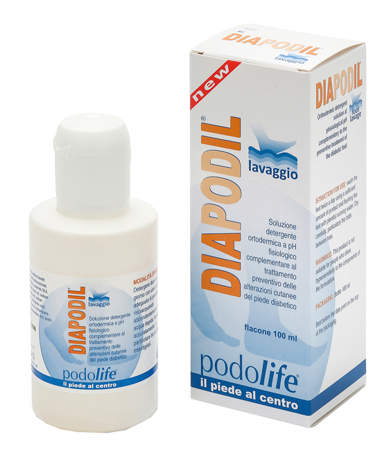 DIAPODIL LAVAGGIO SOLUZIONE DETERGENTE ORTODERMICO 100 ML - Farmadillo