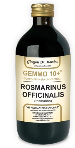 GEMMO 10+ ROSMARINO LIQUIDO ANALCOLICO 500 ML - Farmadillo